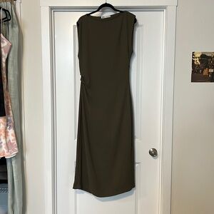 Green Zara dress size extra large never worn tags removed